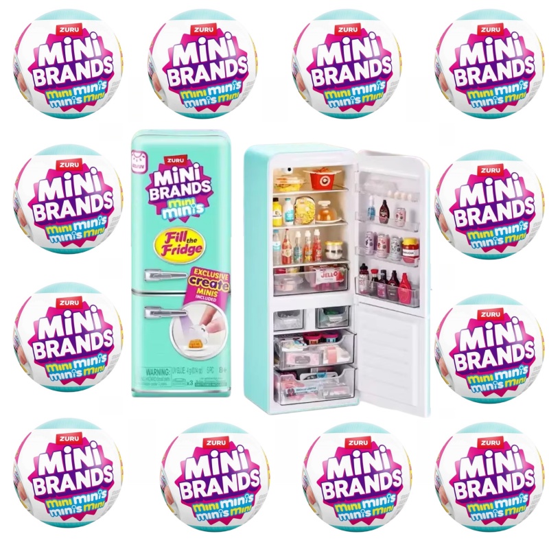 New ZURU Mini Brands Refrigera - Kids Toys Brand 评论和价格