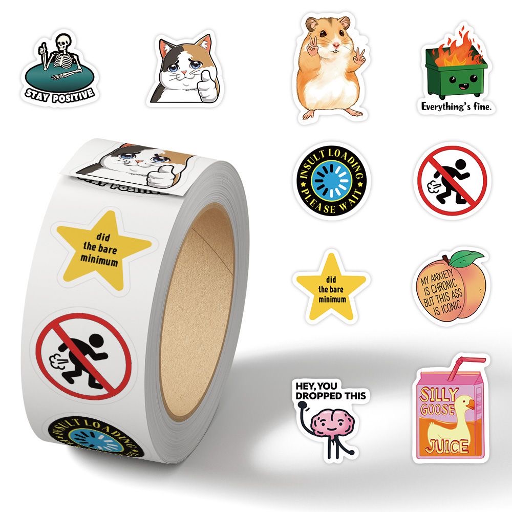500pcs Funny Emotion Meme Stic - Kids Toys Laptop 评论和价格