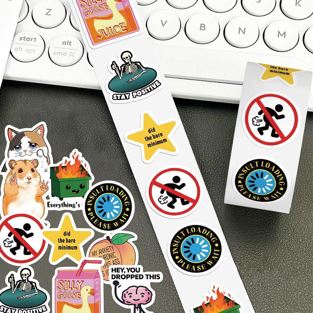 500pcs Funny Emotion Meme Stic - Kids Toys Laptop 评论和价格