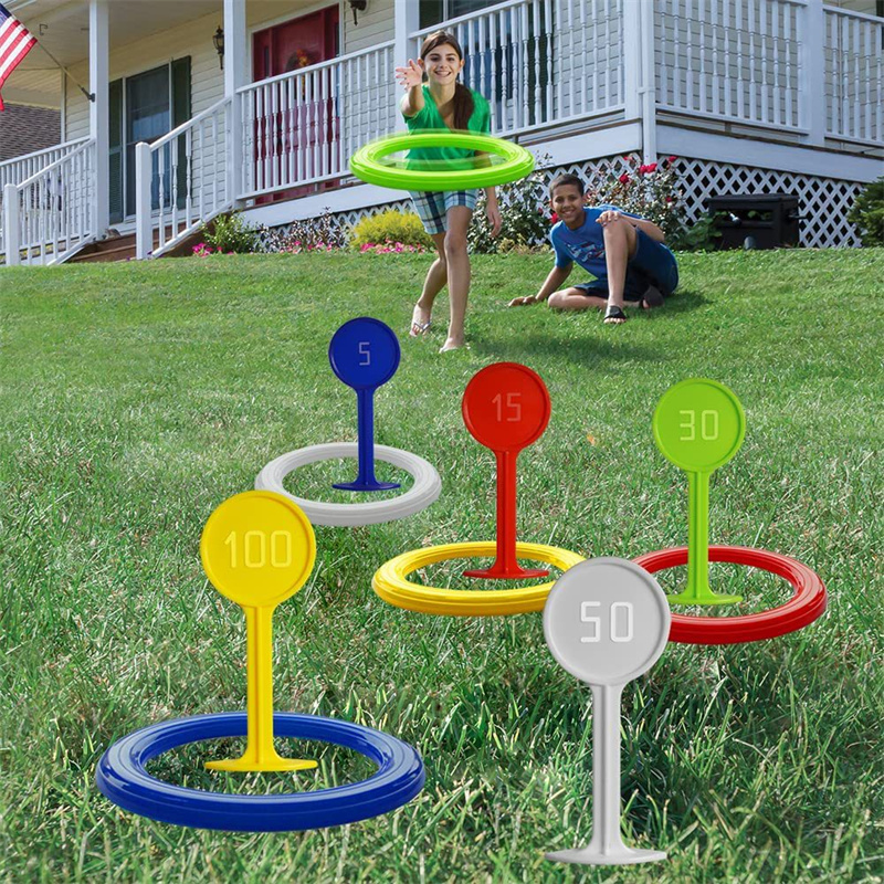 Plastic Ring Toss Game for Kid - Kids Yard Toys 评论和价格