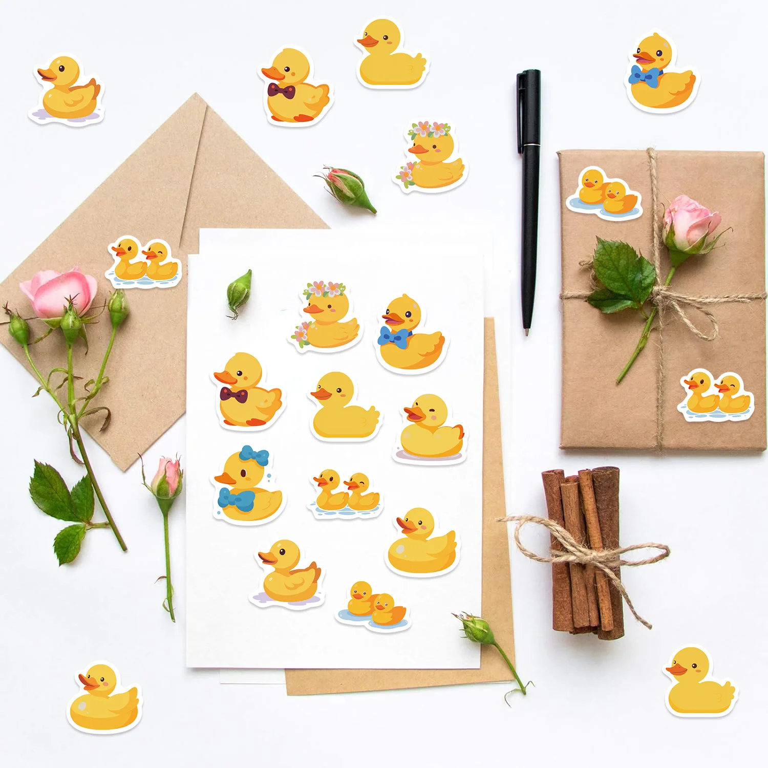 500pcs/Roll Cartoon Yellow Duc - Kids Toys Yellow 评论和价格