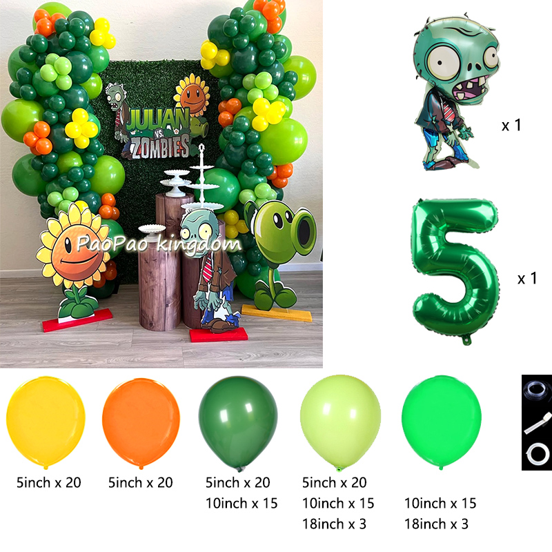 Plants Vs. Z-Zombies Balloons  - Kids Zombie Toys 评论和价格