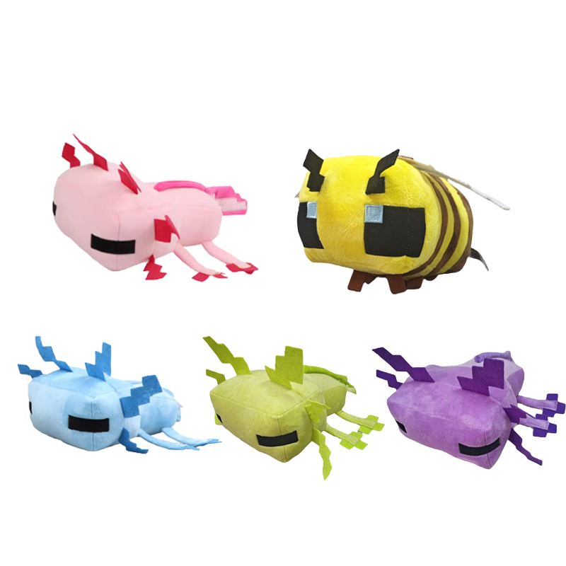 Axolotl Plush Toys Creeper Spi - Kids Zombie Toys 评论和价格