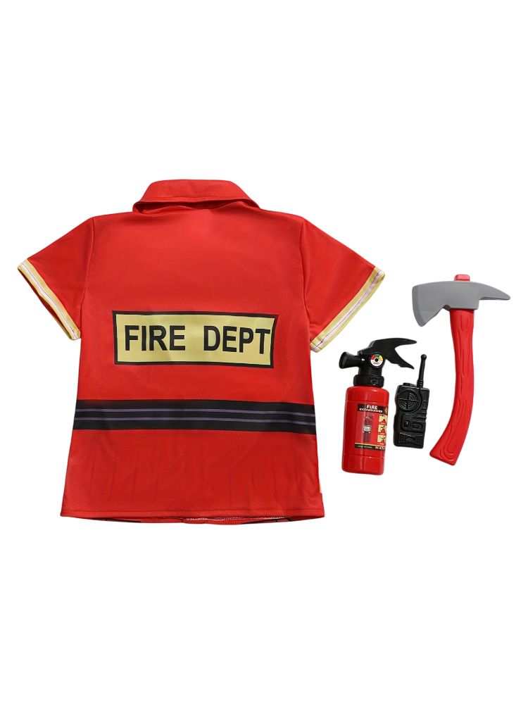 Kids Firefighter Style Shirt w - Kids Toys Set 评论和价格