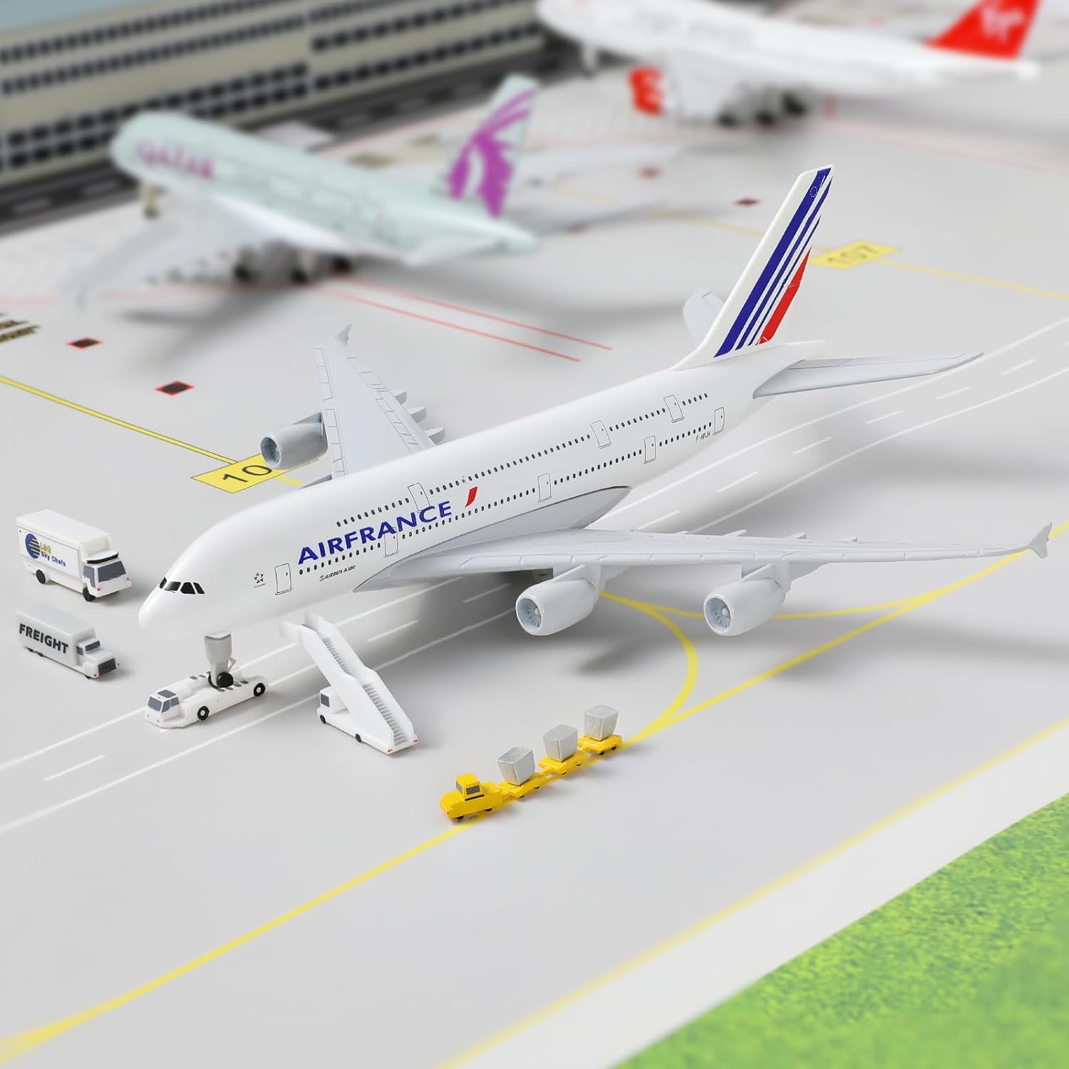 20CM Air France A380 Plane Mod - Kids Toys Review 评论和价格