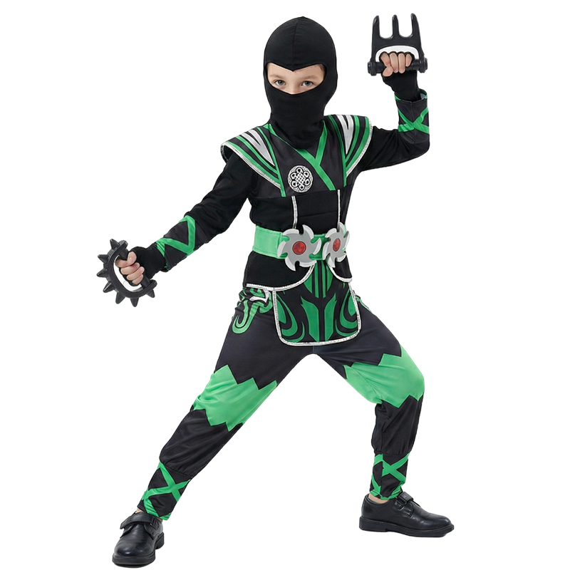 Green Ninja Costume for Kids w - Kids Toys Set 评论和价格