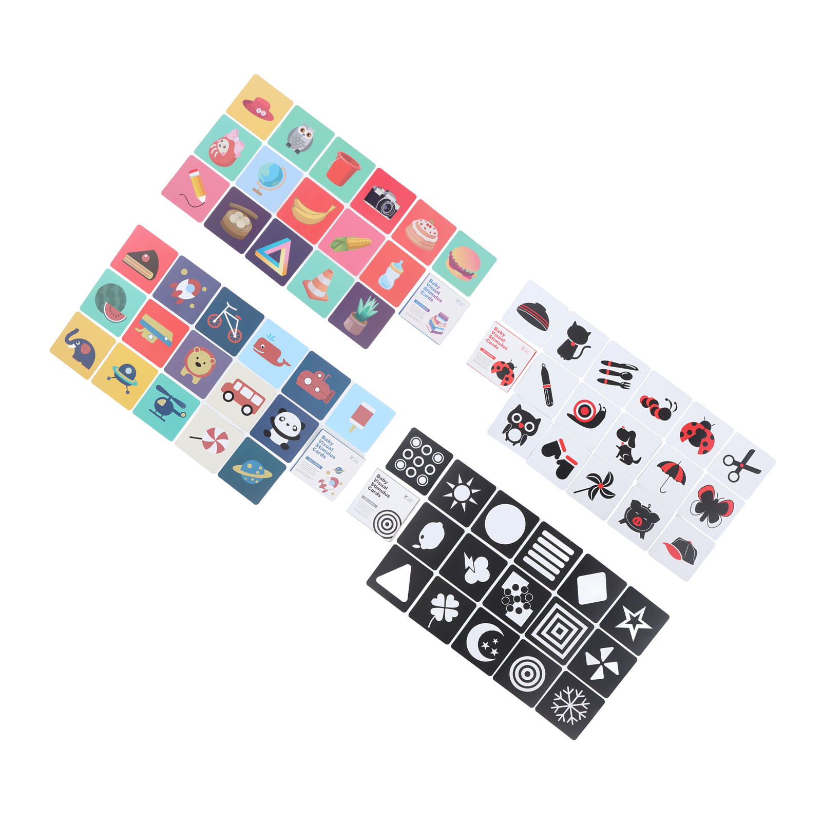 ZK40 64pcs High Contrast Baby  - Educational Flash Card 评论和价格