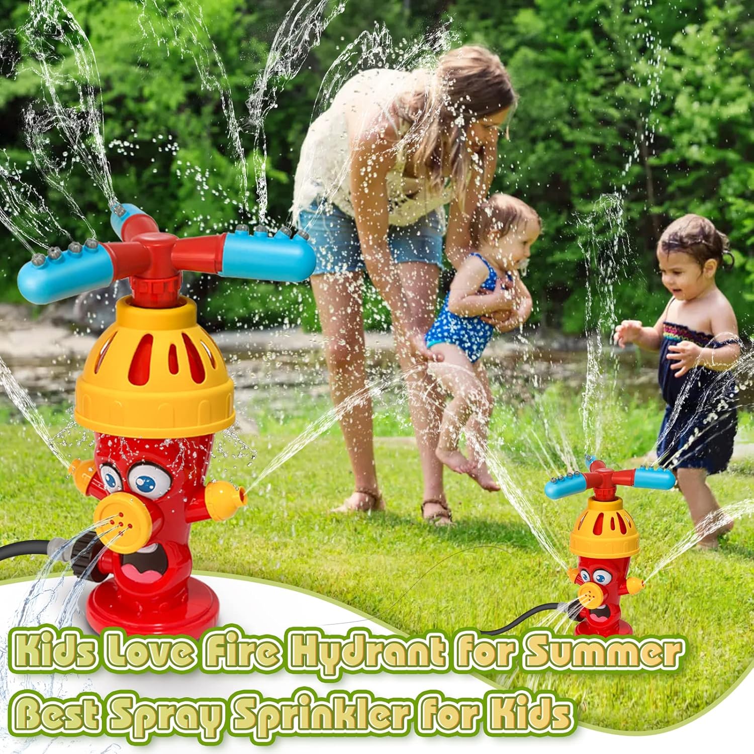 Hydrant Sprinkle Water Spray T - Kids Yard Toys 评论和价格