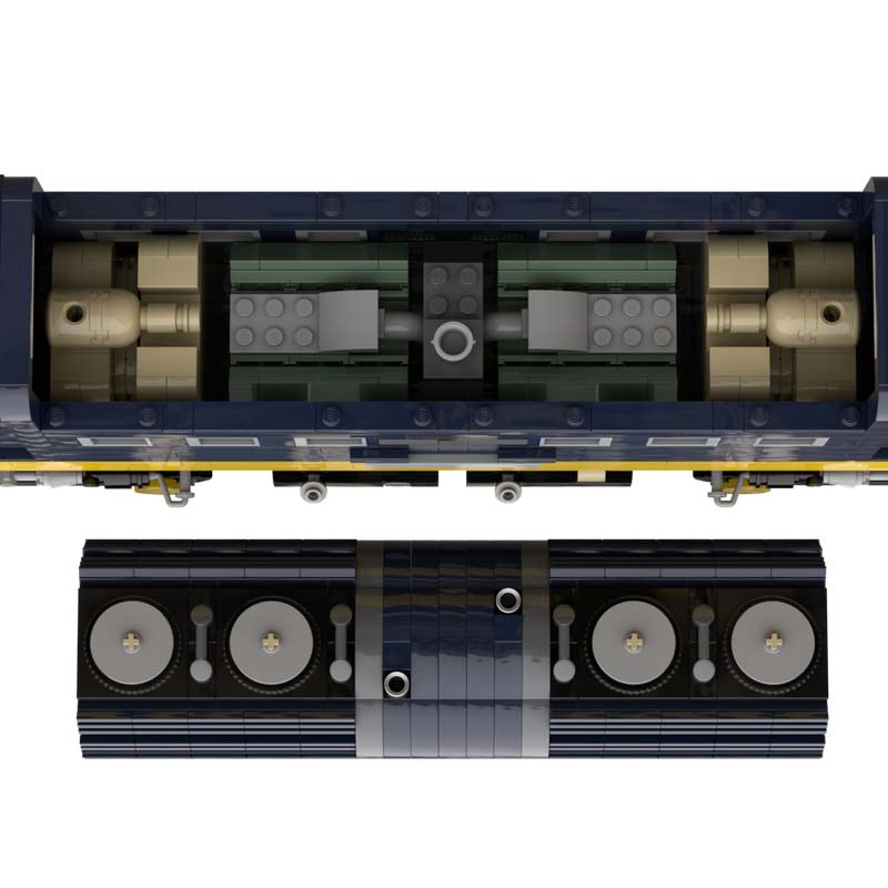MOC Popular Rail Class 55 Loco - Popular Kids Xmas Toys 评论和价格
