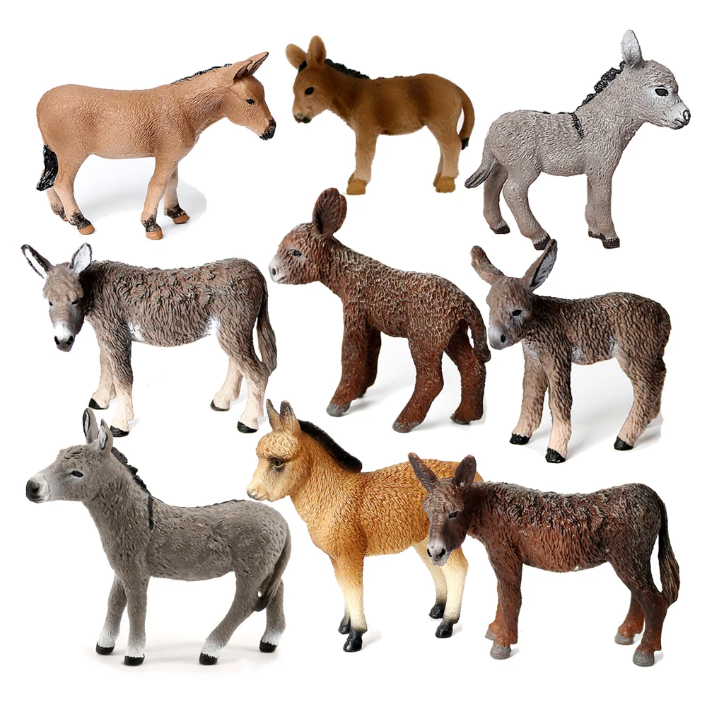 Donkey Model Toy Animals Figur - Kids Toys Review 评论和价格
