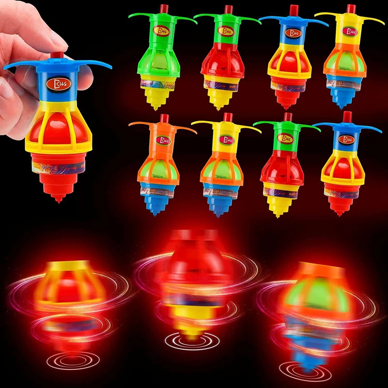 10-20PC Glow Rotating Gyro Kid - Kids Toys 10 Year Old 评论和价格