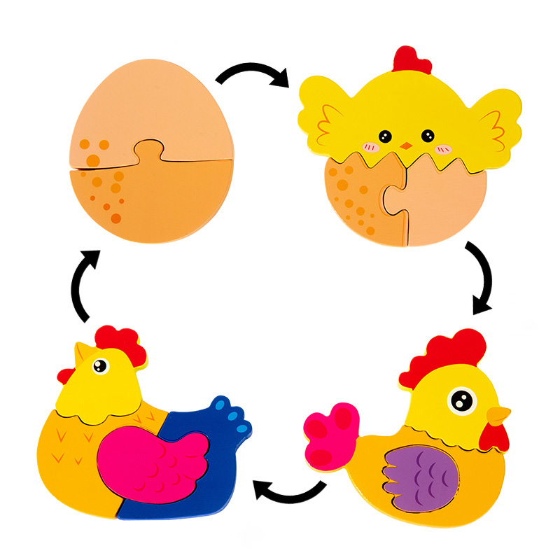Baby Toy Wooden 3D Puzzle Toys - Kids Toys Cycle 评论和价格