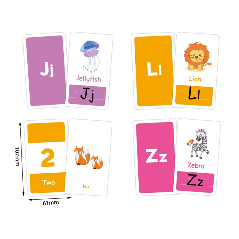 58PCS Flash Cards 26 Alphabet  - Educational Flash Card 评论和价格
