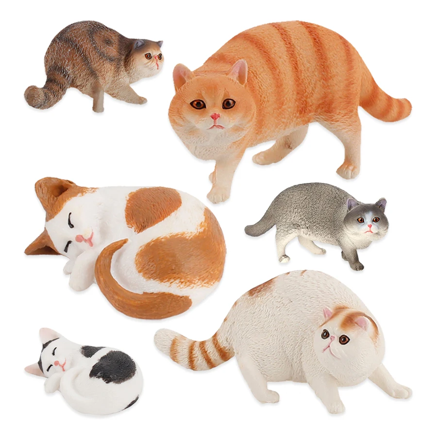 Cat Model Toys Farm Animals Mi - Kids Toys Review 评论和价格