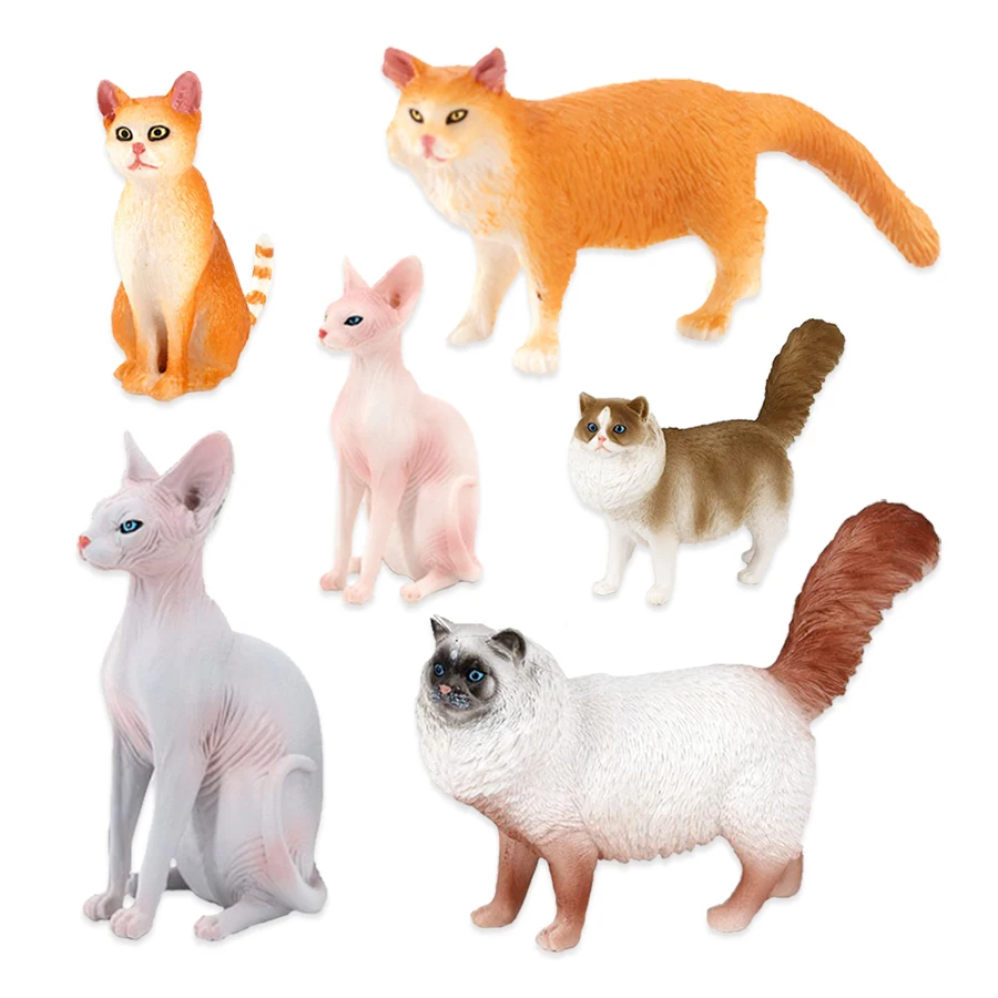 Cat Model Toys Farm Animals Mi - Kids Toys Review 评论和价格