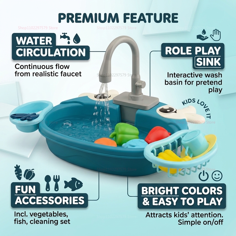 Toddler Interactive Water Play - Kids Toys Yellow 评论和价格