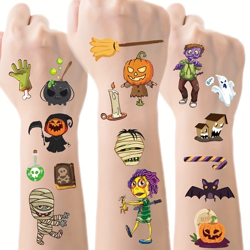 10 Sheets Halloween Pumpkins Z - Kids Zombie Toys 评论和价格