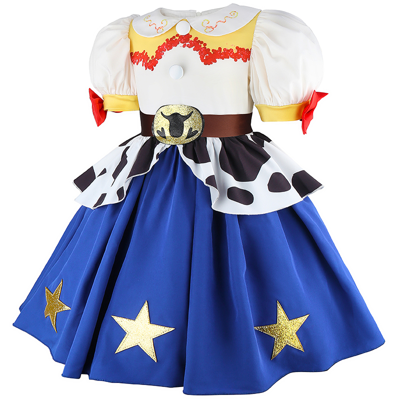 2026 New Girls Cow Spot Dress  - Kids Toys Set 评论和价格