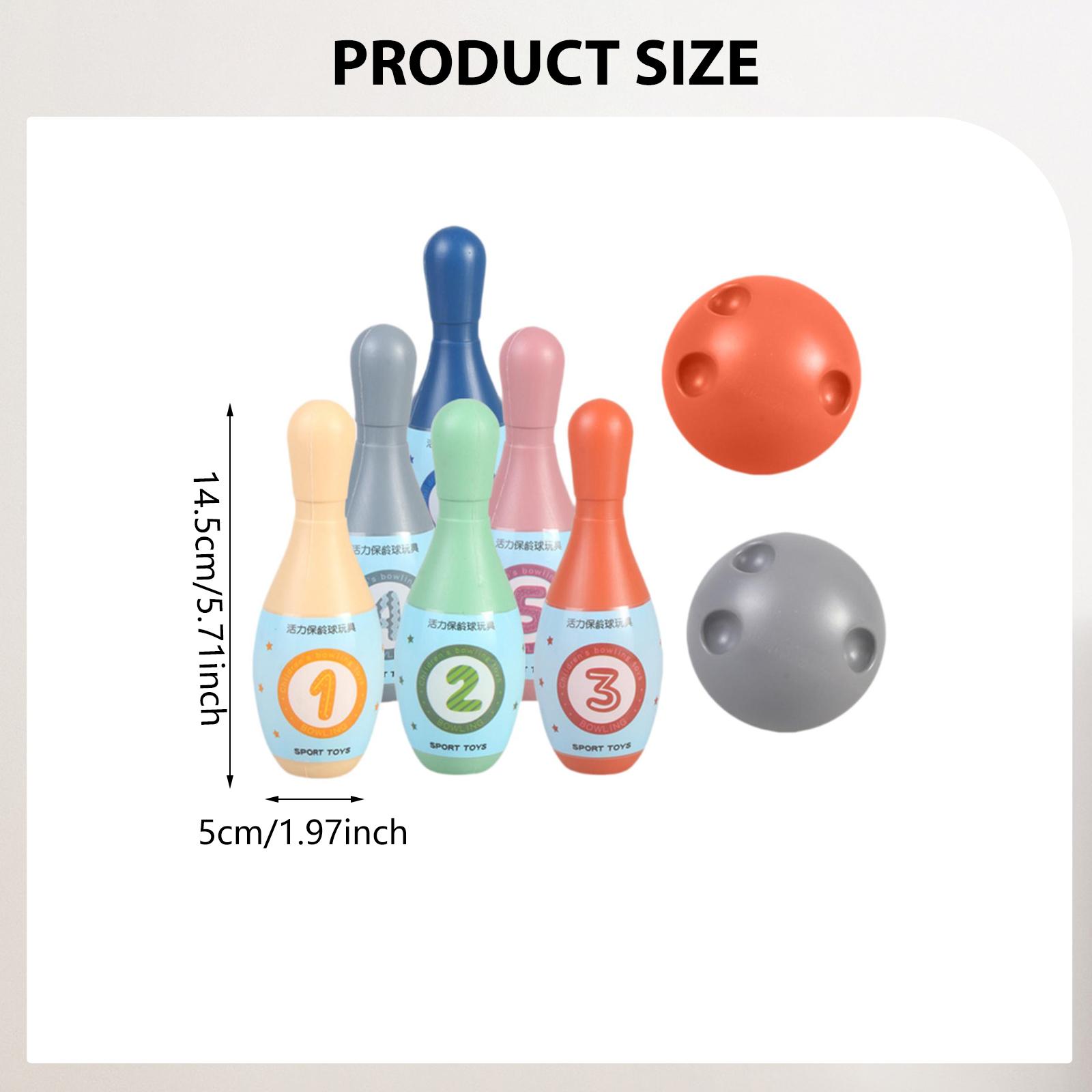 Kids Bowling Set, Outdoor Bowl - Kids Yard Toys 评论和价格
