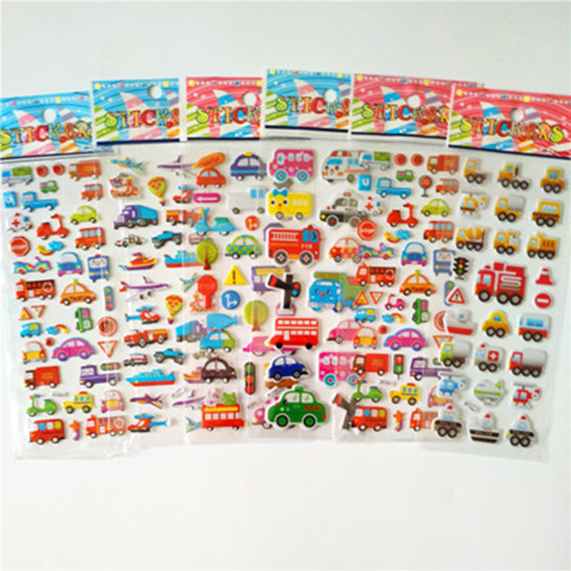 6pcs Cartoon Fireman Car Stick - Kids Toys Yellow 评论和价格